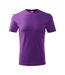 T-shirt Classic New Homme Violet Clair Malfini-1