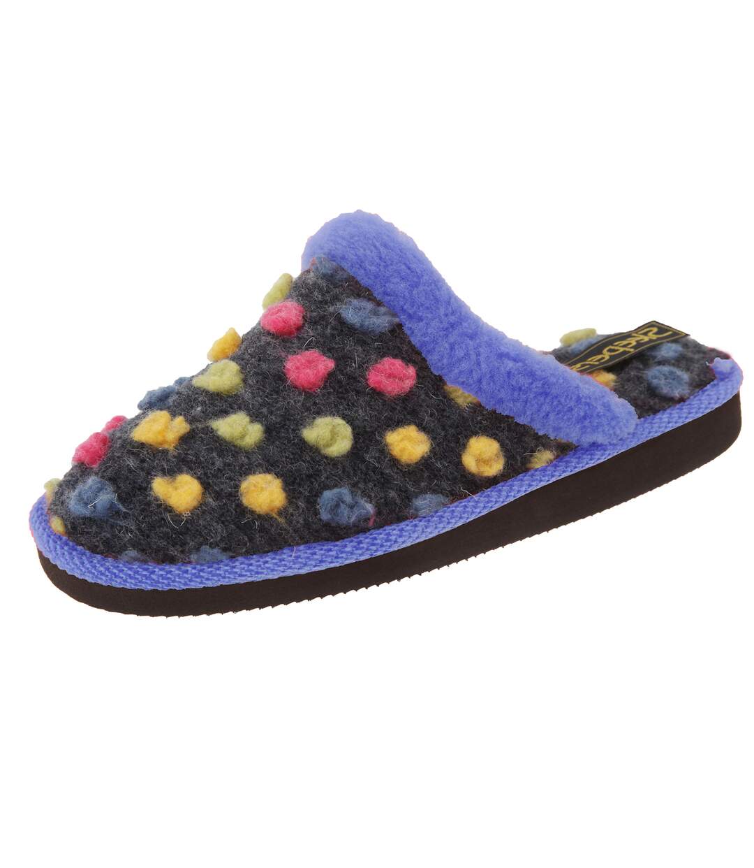 Sleepers Womens/Ladies Donna Mule Slippers (Blue/Multi) - UTDF499