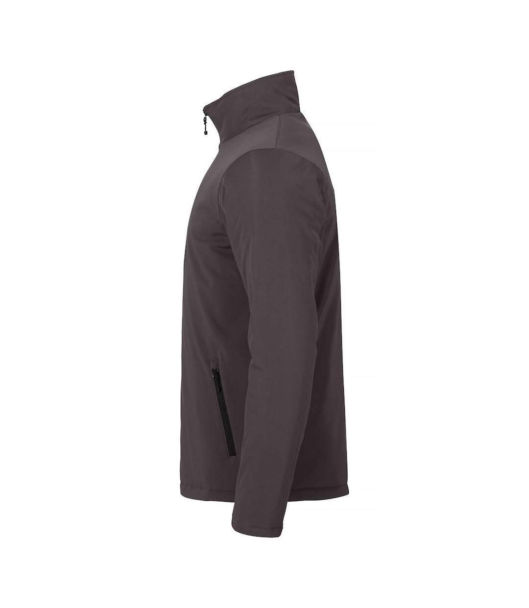 Mens Padded Soft Shell Jacket Dark Navy Clique-3