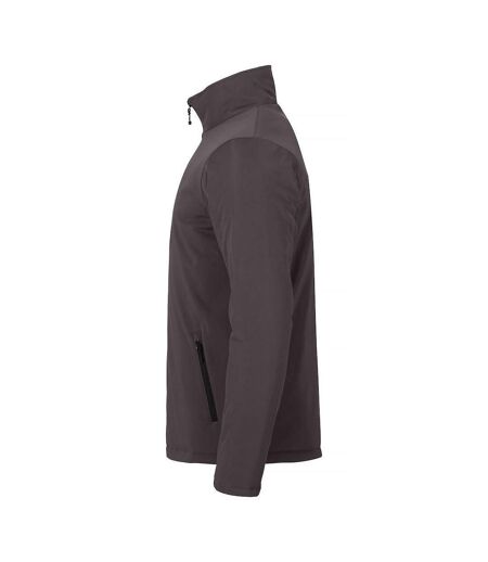 Mens Padded Soft Shell Jacket Dark Navy Clique