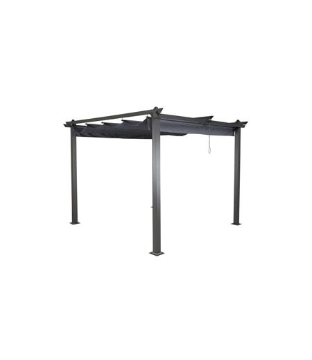 Pergola Avec Toit Lazio 295cm Gris Foncé