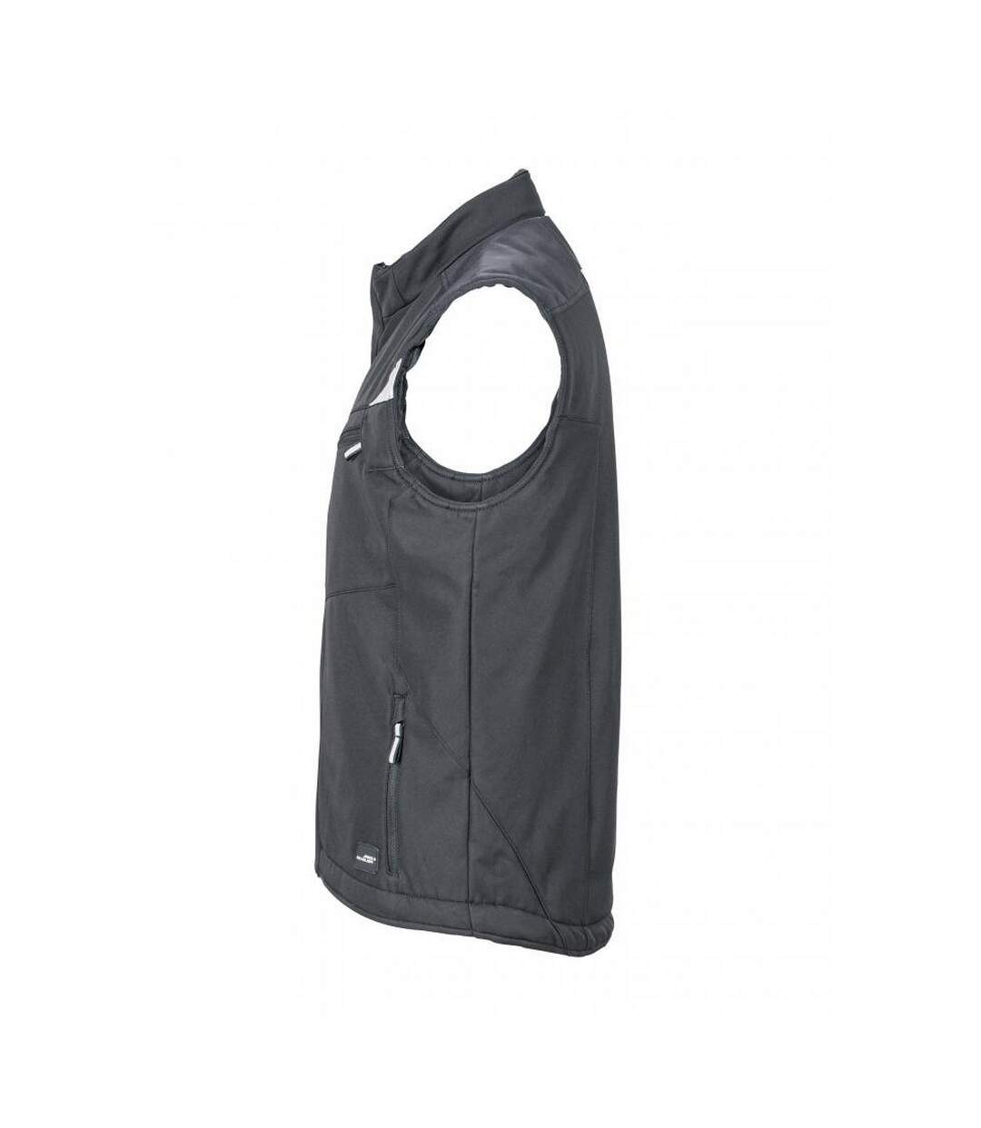Veste Sans Manches Craftsmen Adulte Noir James And Nicholson-3