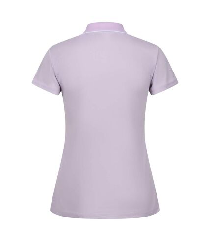 Polo manches courtes maverick femme lilas pâle Regatta