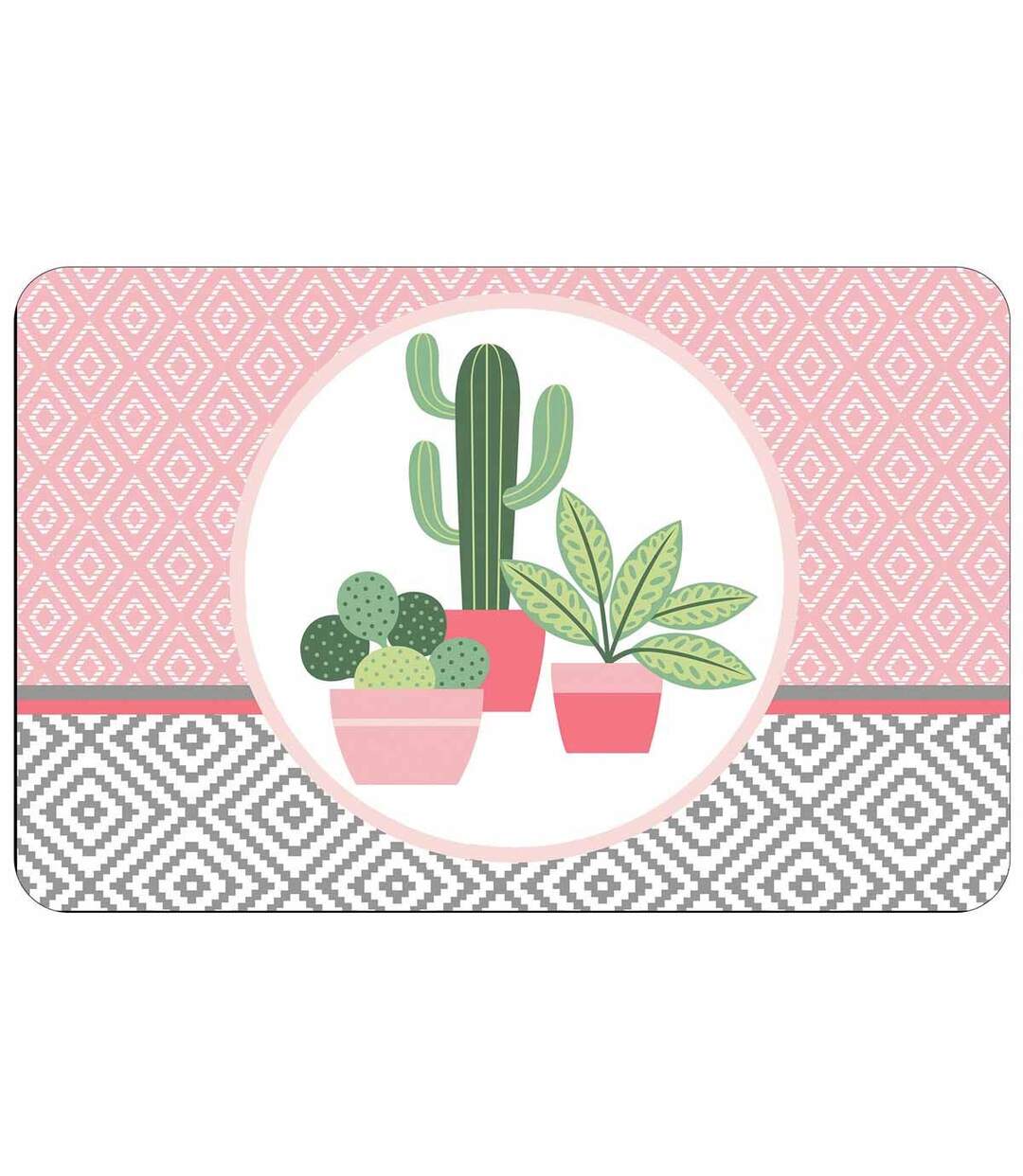 Set de Table Imprimé Ahora 28x44cm Rose-1