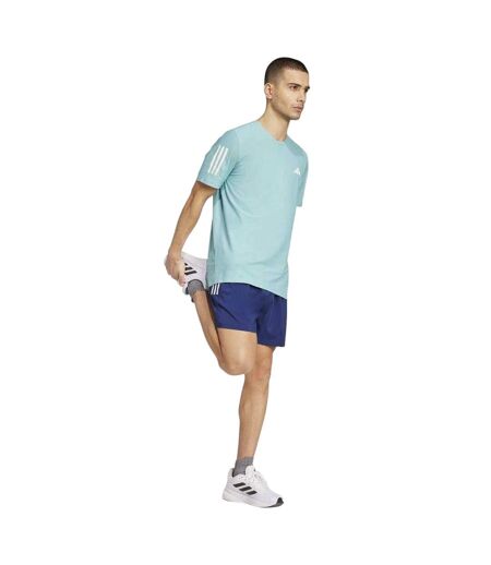 T-shirt The Run Homme Turquoise Pâle Adidas