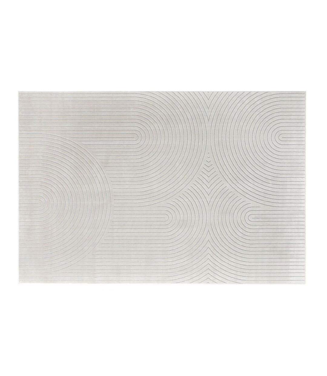 Tapis Déco Imprimé Géode 140x200cm Naturel-1