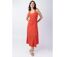Robe longue sans manches JULINE unie terracotta Coton Du Monde-2