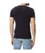Mens Cotton Extra-slim T-shirt Navy Blue Guess-2
