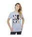 Disney Femme/Les femmes Mickey Mouse Wink Cotton Boyfriend T-Shirt (Gris sportif) - UTBI36019-2
