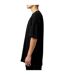 Mens Embroidered Logo Stitched T-shirt Black Hugo-4