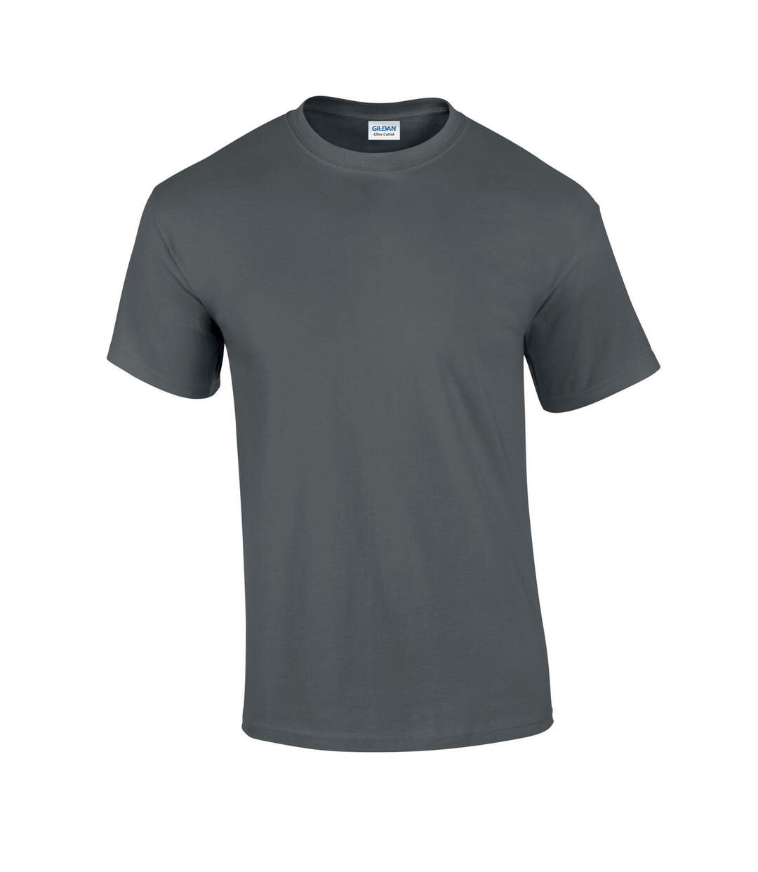 Unisex adult ultra cotton t-shirt charcoal Gildan-1