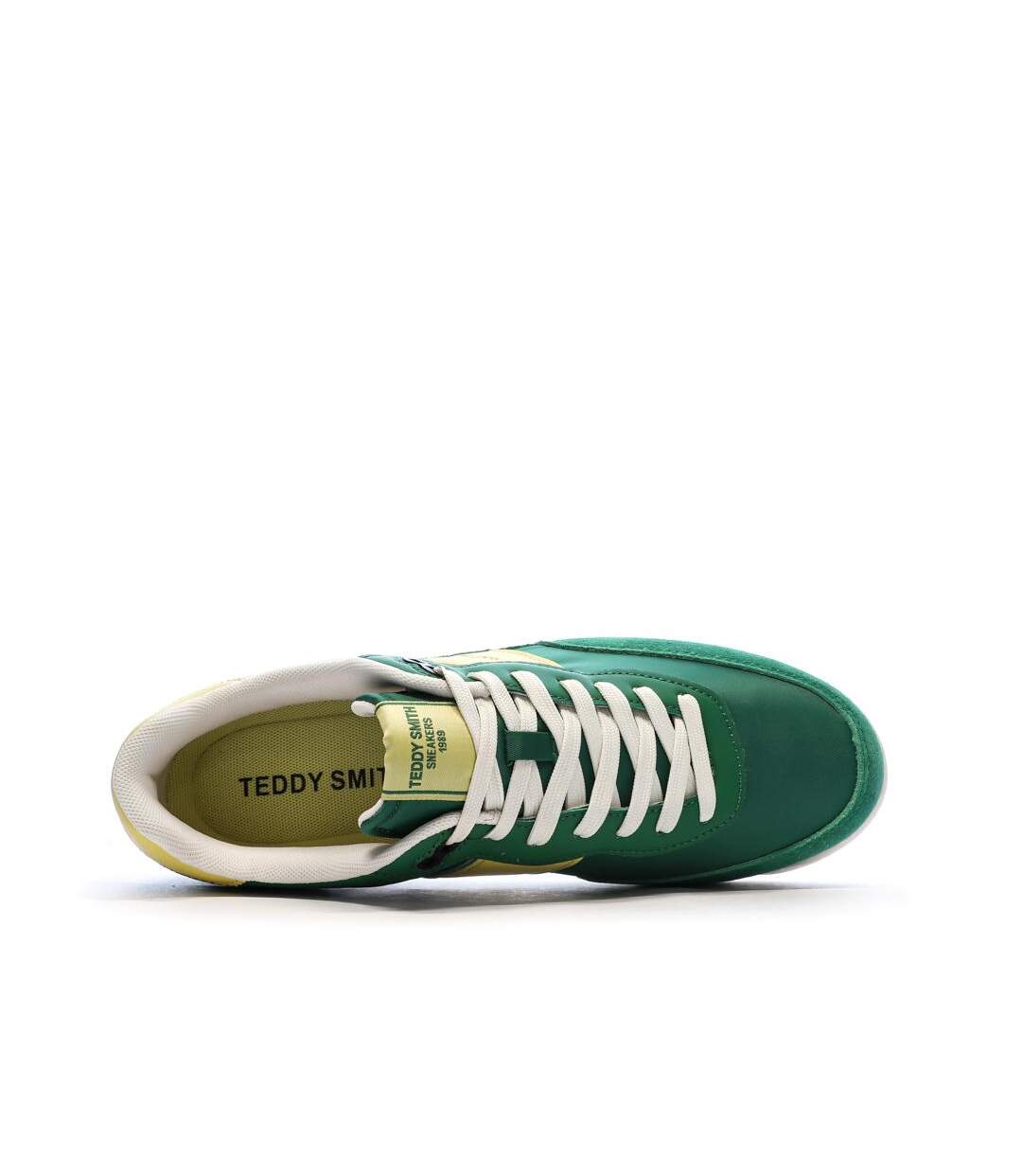 Baskets verte/jaune homme teddy smith 120506-4