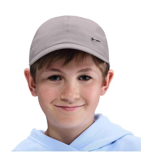 Childrens/kids Swoosh Cap Platinum Nike