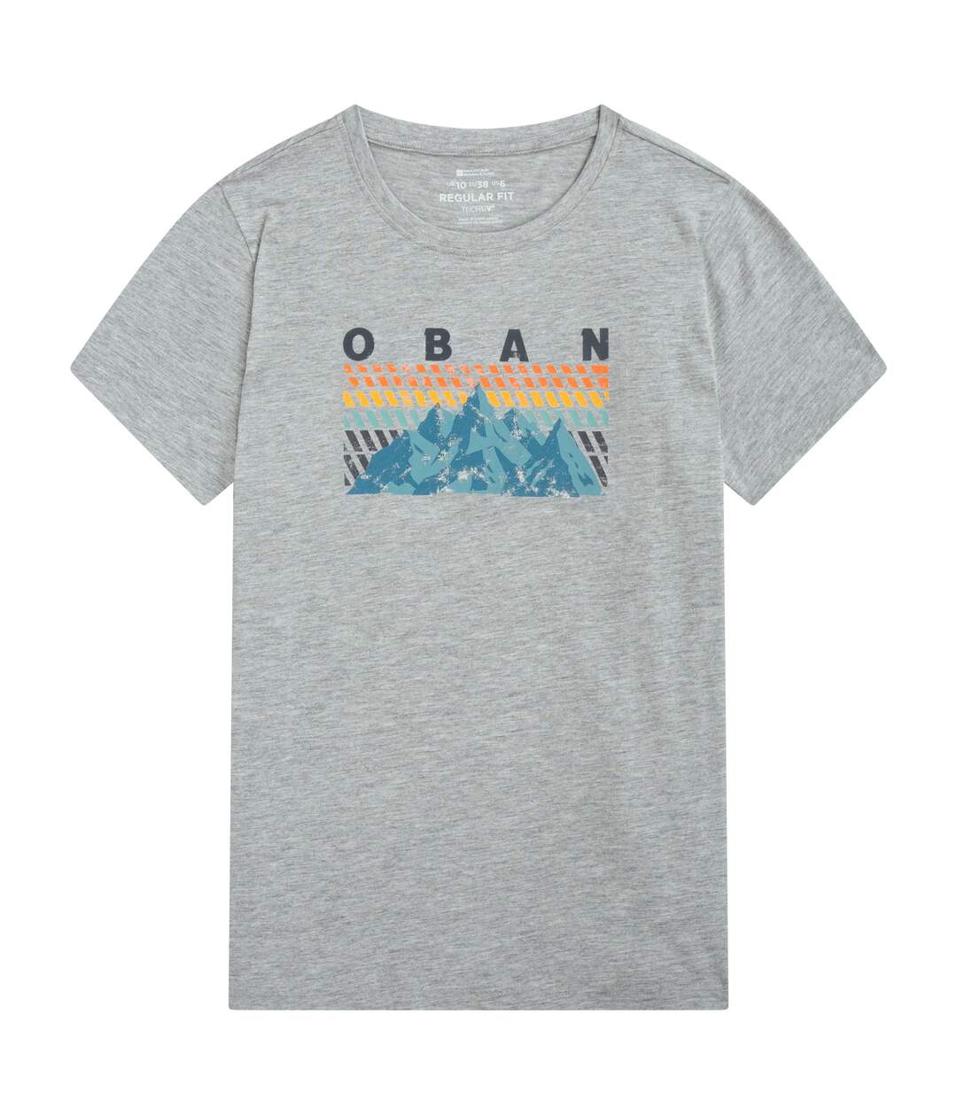 T-shirt Manches Courtes Ample Oban Pour Femme Gris Mountain Warehouse-1