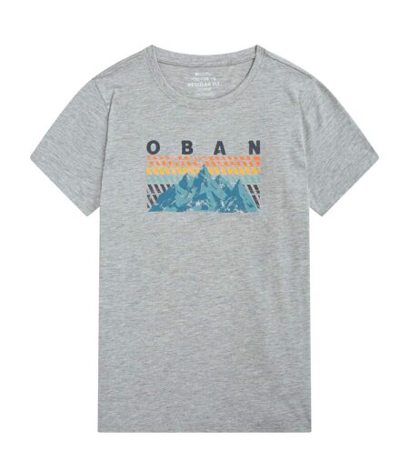 T-shirt Manches Courtes Ample Oban Pour Femme Gris Mountain Warehouse