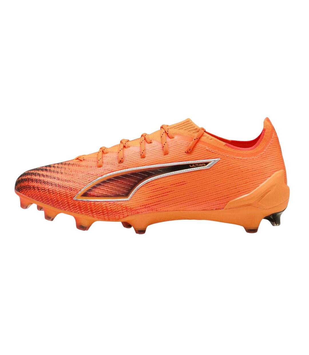 Womens/ladies Ultra 5 Ultimate Brilliance Elite Firm Ground Football Boots Orange Black Puma-3