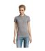 Polo Perfect Femme Gris Chiné SOLS-1