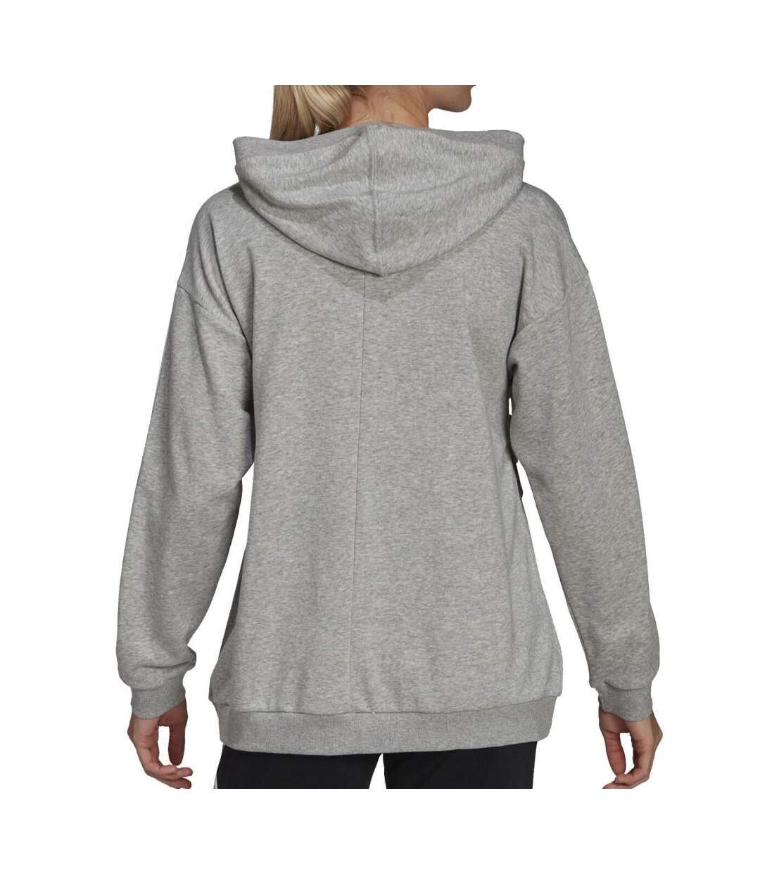 Sweat à capuche gris femme adidas maternité-2