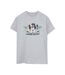 Disney Femmes/Ladies Minnie MM T-Shirt boyfriend en coton palmier (Gris sportif) - UTBI38449-1