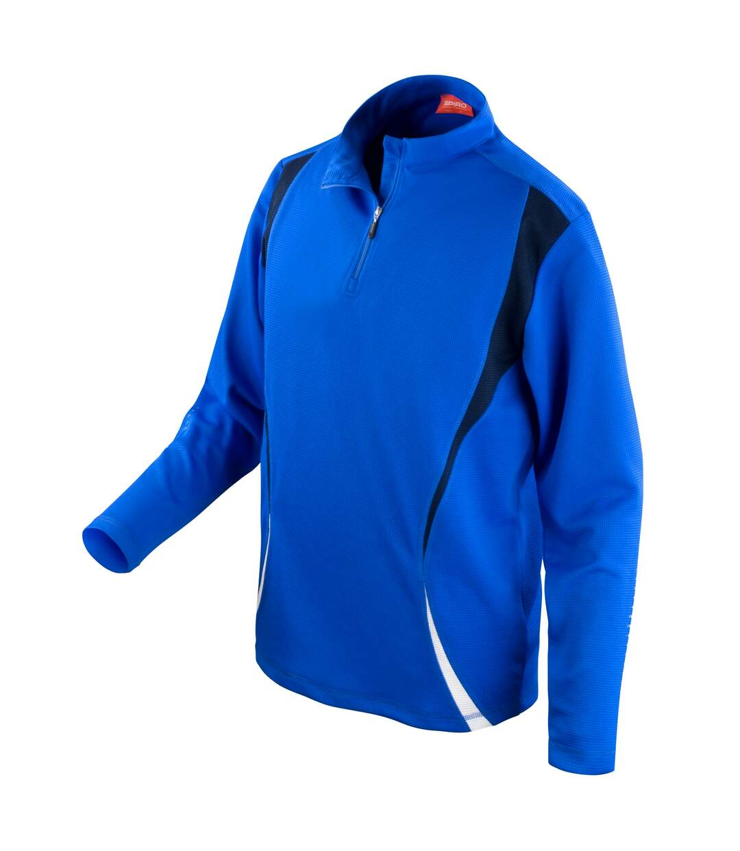 Unisex adult trial training base layer top royal blue/navy/white Spiro