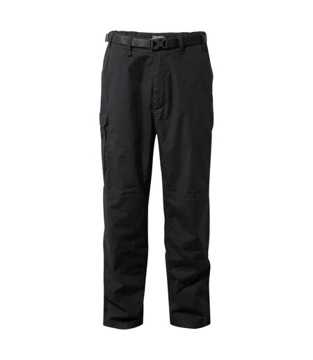 Pantalon Décontracté À Taille Haute Semi-élastiquée Kiwi Classic Homme Noir Craghoppers