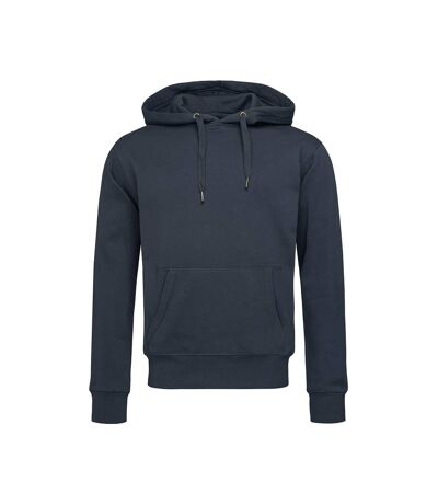 Mens active sweat hoody blue midnight Stedman