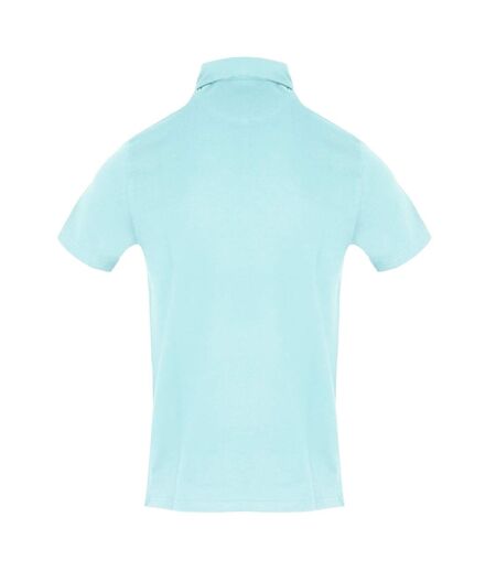 Polo Motif/style Logo Homme Bleu Ciel Aquascutum