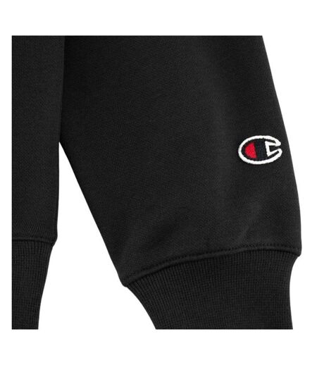 Sweat À Capuche Motif/style Logo Sur Poitrine Femme Noir Champion