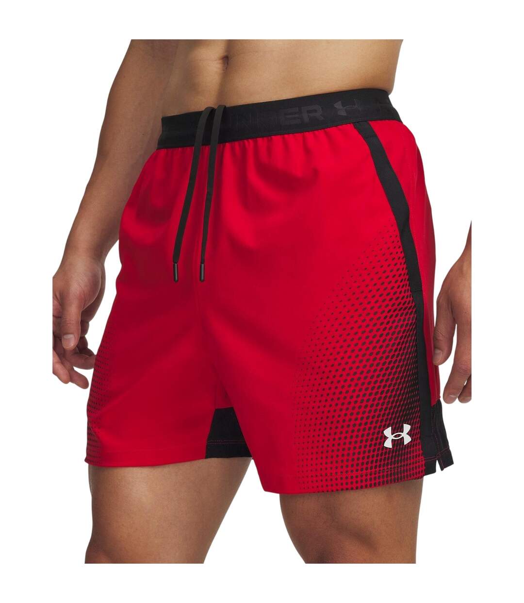 Mens Raid 2.0 Running Shorts Red Under Armour-4