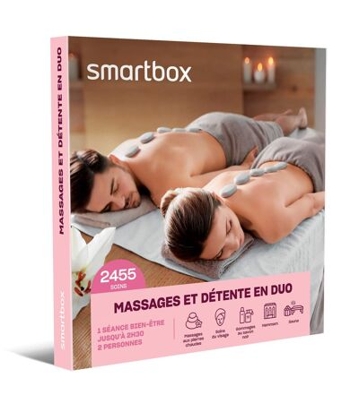 Massages et détente en duo - SMARTBOX - Coffret Cadeau Bien-être