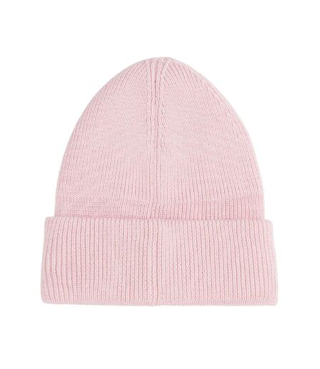 Bonnet rose clair femme tommy hilfiger linear beanie