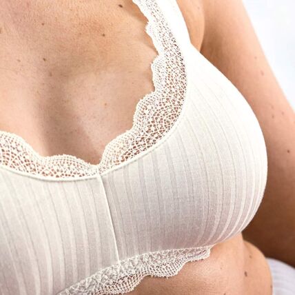 Brassière ivoire