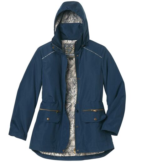 Parka à Capuche Multipoche 