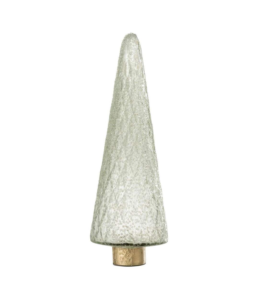 Sapin de Noël Déco en Verre Ema 39cm Transparent-1