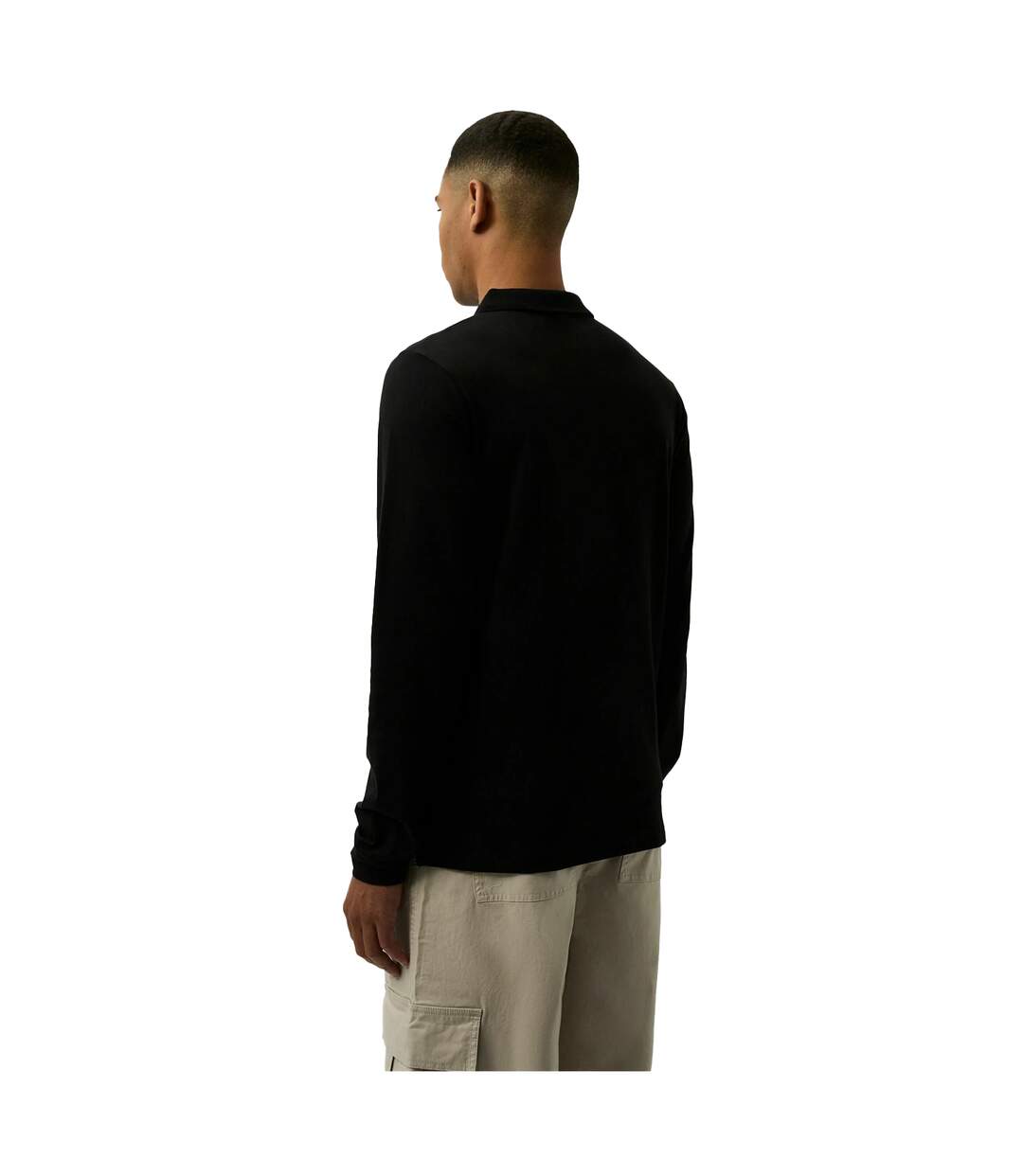 Polo Manches Longues Luca Homme Noir Patrick-2