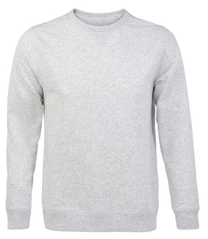 Sweat shirt col rond - Homme - 02990 - blanc chiné