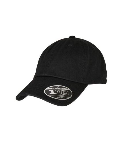 Yupoong Unisex Adult Flexfit Alpha Eco Washing Baseball Cap (Black)