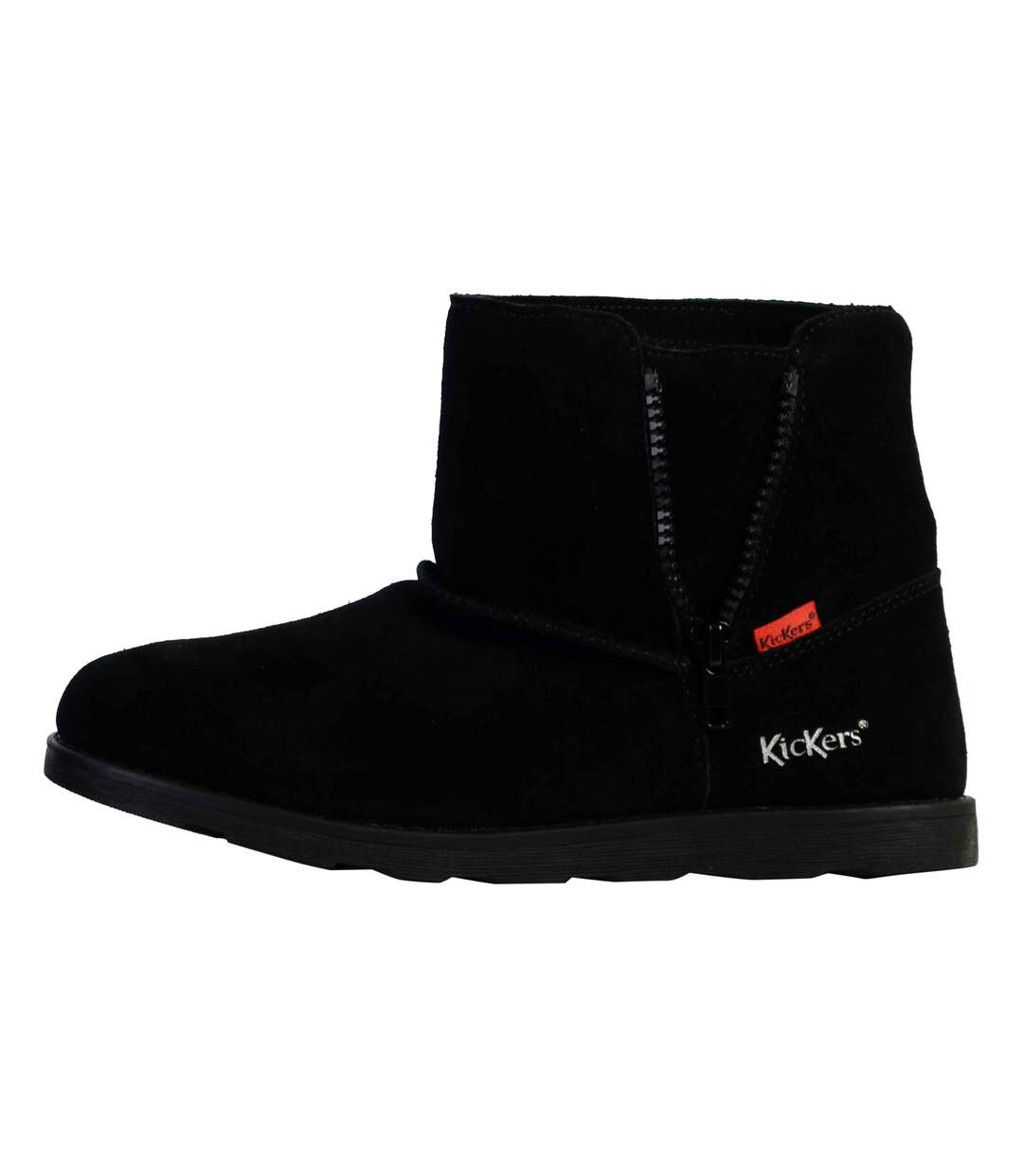 Bottine Cuir Enfant Kickers Aldiza-1