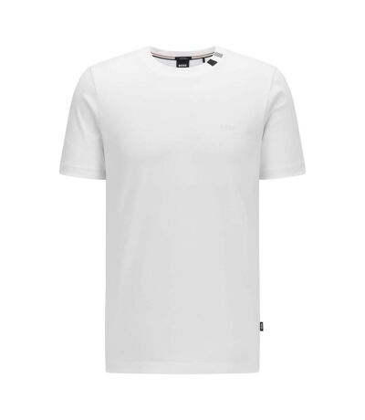 T-shirt Tiburt Homme Blanc Boss