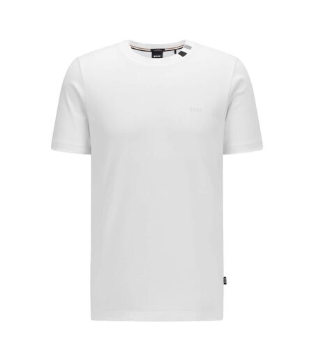 T-shirt Tiburt Homme Blanc Boss