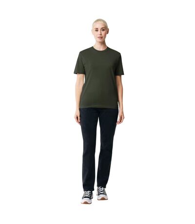 Unisex adult sierra recycled cotton lightweight t-shirt khaki green Iqoniq