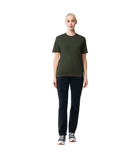 Unisex adult sierra recycled cotton lightweight t-shirt khaki green Iqoniq