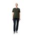 Unisex adult sierra recycled cotton lightweight t-shirt khaki green Iqoniq-1