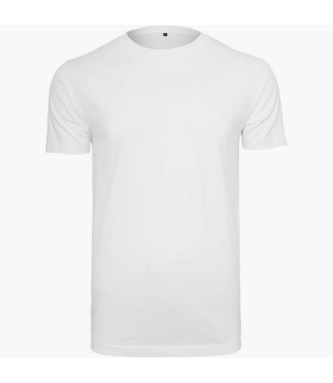 T-shirt à col rond homme blanc Build your Brand-1