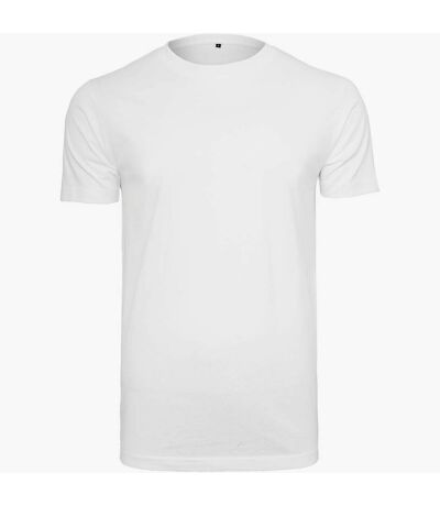 T-shirt à col rond homme blanc Build your Brand