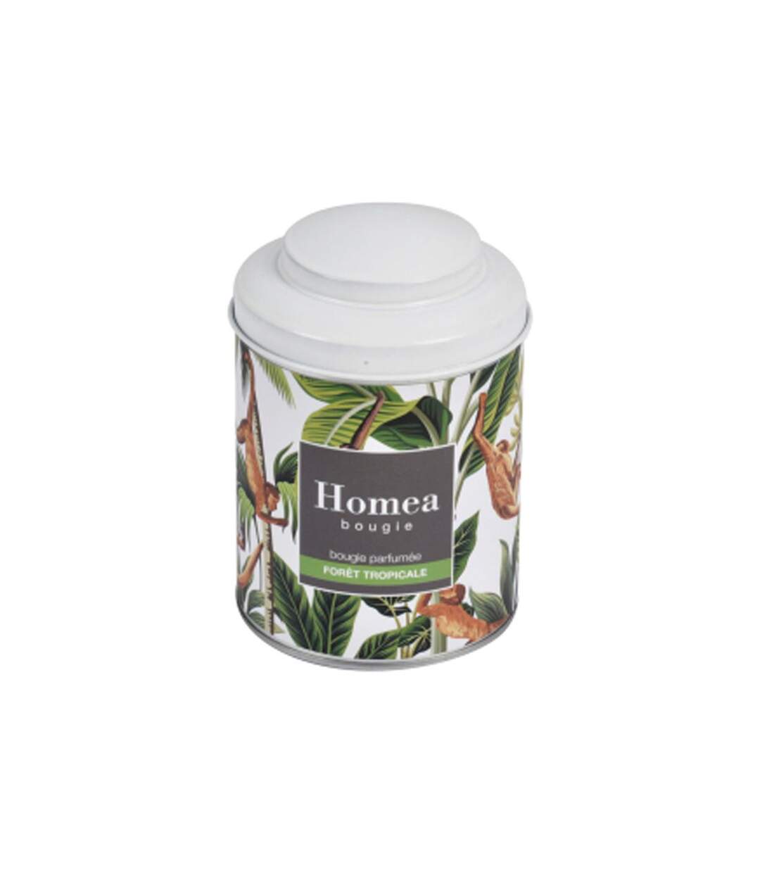 Bougie Parfumée Mystic Jungle 11cm Blanc-1