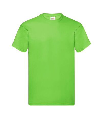 T-shirt Original Homme Vert Citron Fruit Of The Loom