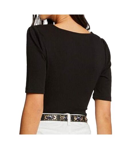 T-shirt noir femme morgan dabri - l