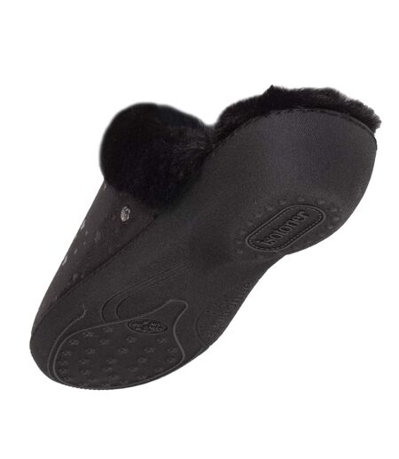 Isotoner Chaussons Mules femme etoile et petit talon