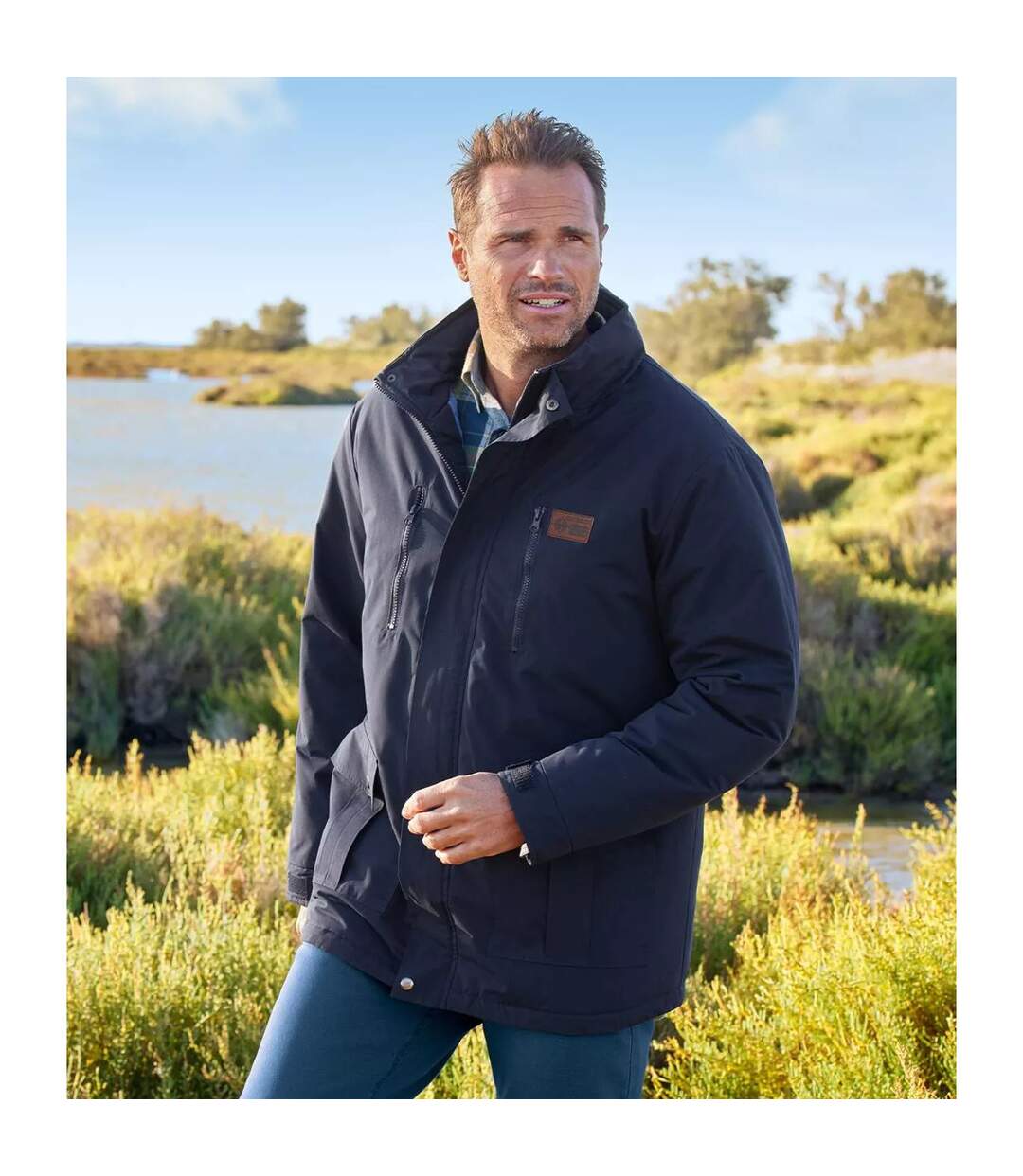 Parka homme bleu marine Atlas For Men-2